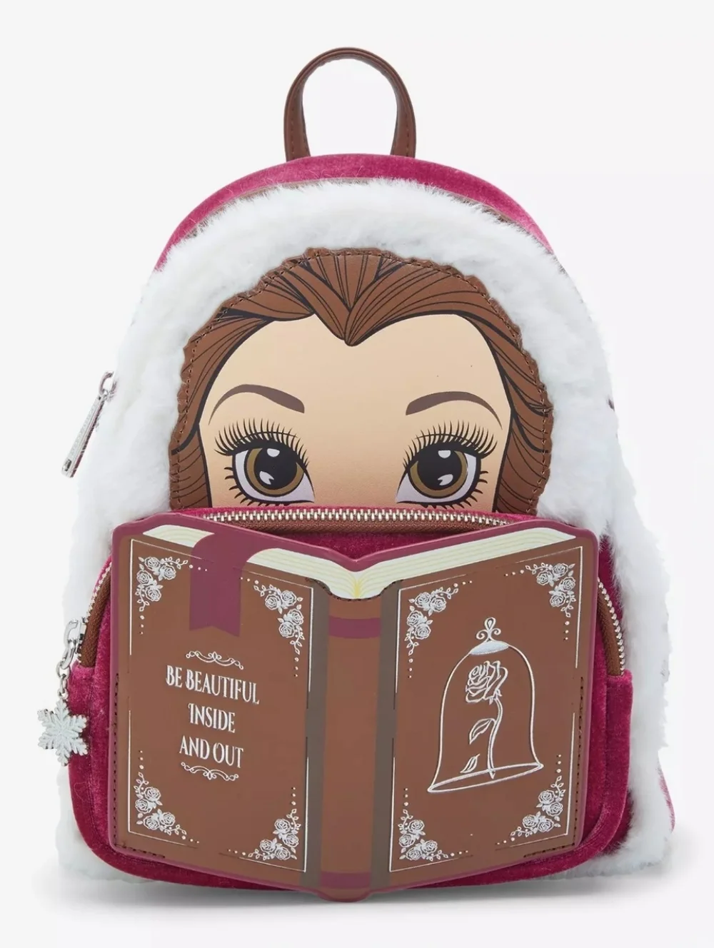 Loungefly Disney Winter Belle Cosplay Beauty and the Beast Backpack